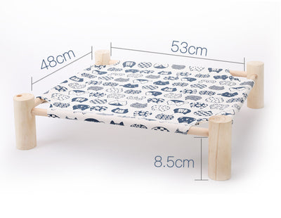 Cama de Madera Maciza para Perros Extraíble y Lavable - Image 16