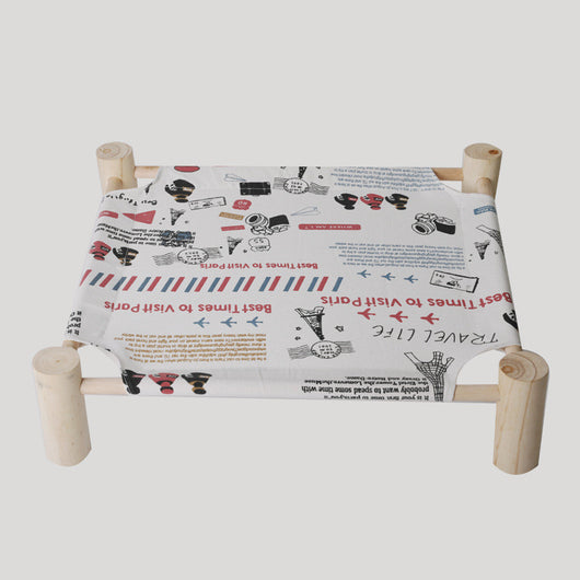 Cama de Madera Maciza para Perros Extraíble y Lavable - Image 18