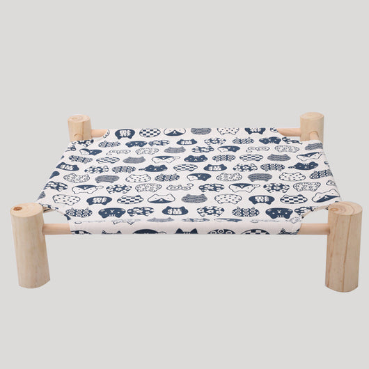 Cama de Madera Maciza para Perros Extraíble y Lavable - Image 19