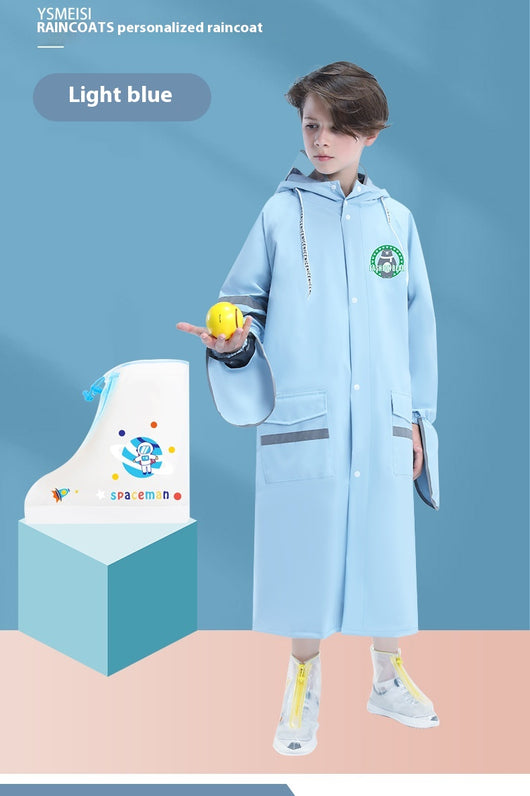 Poncho Impermeable Escolar para Niños y Niñas - Protección Total con Mochila Integrada - Image 27