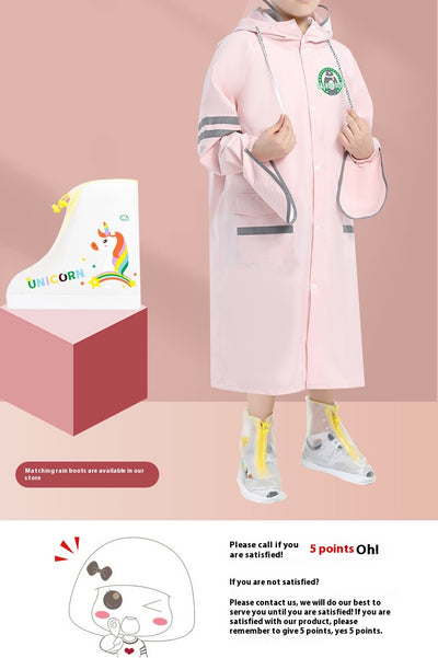 Poncho Impermeable Escolar para Niños y Niñas - Protección Total con Mochila Integrada - Image 29