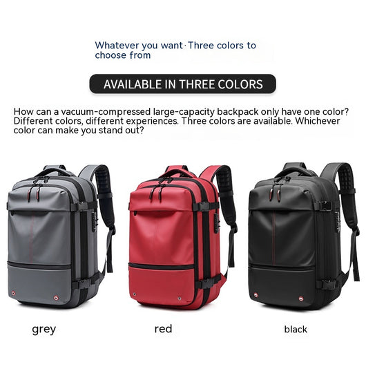 Mochila Ejecutiva Multifunción con Compartimento para Laptop y Compresión de Vacío - Image 20