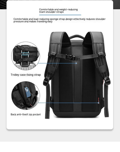 Mochila Ejecutiva Multifunción con Compartimento para Laptop y Compresión de Vacío - Image 23