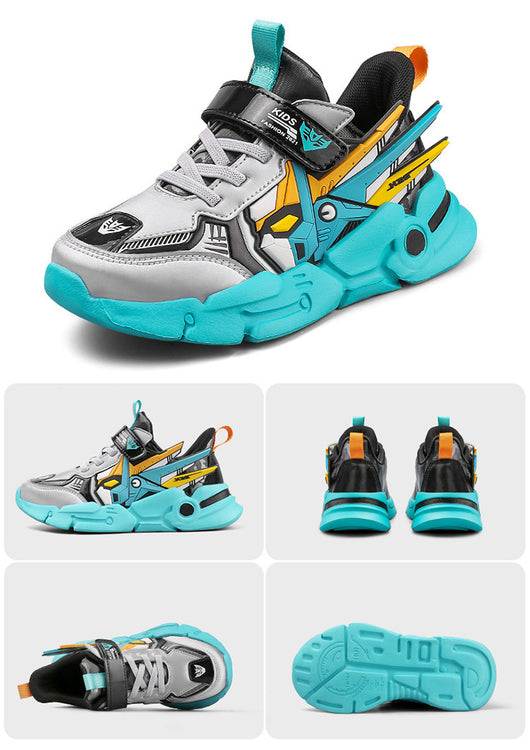 Zapatillas Deportivas Infantiles de Cuero con Velcro - Comodidad y Estilo para Niños - Image 11
