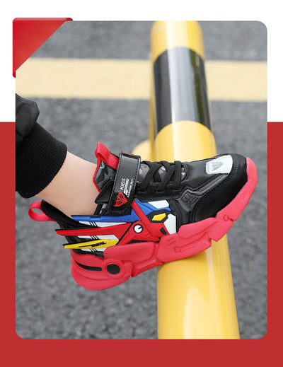 Zapatillas Deportivas Infantiles de Cuero con Velcro - Comodidad y Estilo para Niños - Image 12