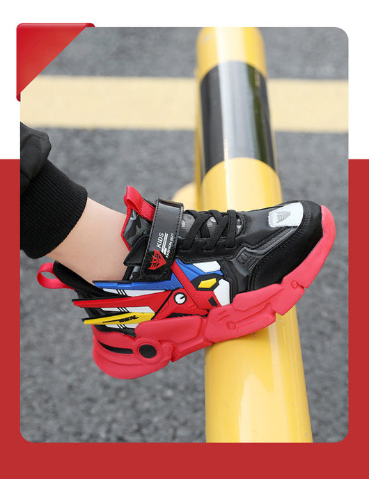 Zapatillas Deportivas Infantiles de Cuero con Velcro - Comodidad y Estilo para Niños - Image 12