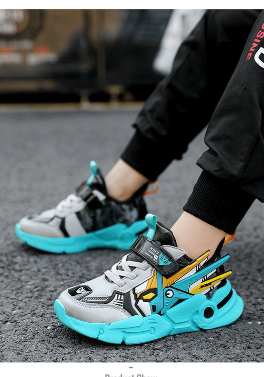 Zapatillas Deportivas Infantiles de Cuero con Velcro - Comodidad y Estilo para Niños - Image 13