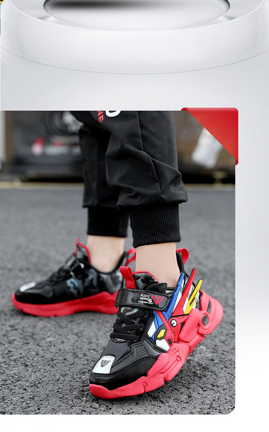 Zapatillas Deportivas Infantiles de Cuero con Velcro - Comodidad y Estilo para Niños - Image 15