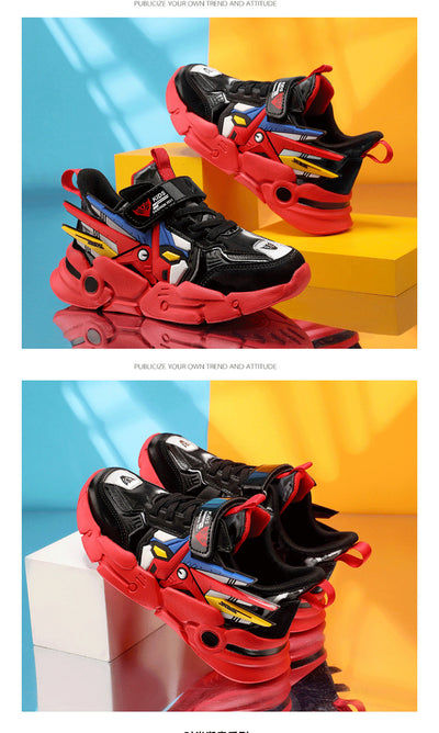 Zapatillas Deportivas Infantiles de Cuero con Velcro - Comodidad y Estilo para Niños - Image 16