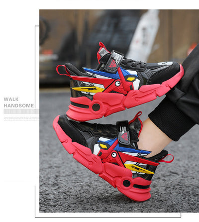 Zapatillas Deportivas Infantiles de Cuero con Velcro - Comodidad y Estilo para Niños - Image 18