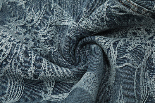 Pantalón Denim con Tirantes y Estampado Floral para Hombre - Image 34