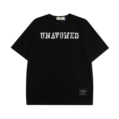 Camiseta Manga Corta con Letras Inglesas para Hombre - Image 26
