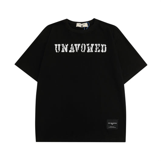 Camiseta Manga Corta con Letras Inglesas para Hombre - Image 26