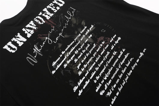 Camiseta Manga Corta con Letras Inglesas para Hombre - Image 33