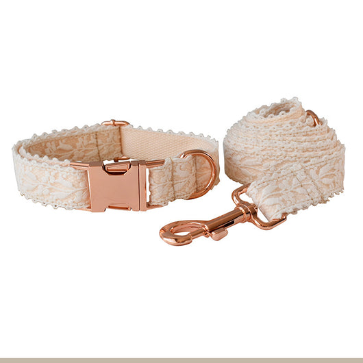 Collar para Mascotas con Moño de Encaje y Hebilla Metálica - Image 22