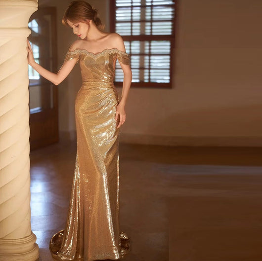 Vestido de Gala Elegante Hombros Descubiertos - Image 13
