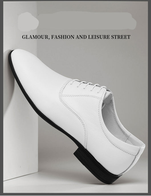 Zapatos de Cuero Business Casual con Punta Afilada para Hombre - Image 12