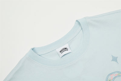 Camiseta Manga Corta con Bordado de Moño Unisex - Image 20