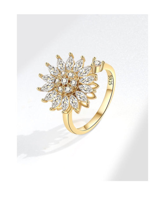 Anillo Giratorio de Plata de Ley S925 para Mujer - Image 13