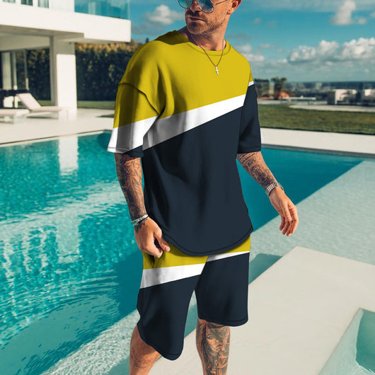 Traje Casual Playa Hombre Textura 3D Efecto Digital - Image 11