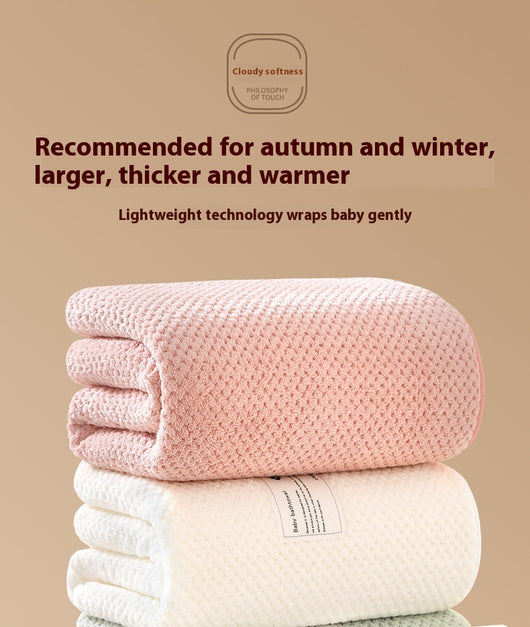 Toalla de Baño para Bebé Recién Nacido, Gruesa, Absorbente y Suave - Image 29