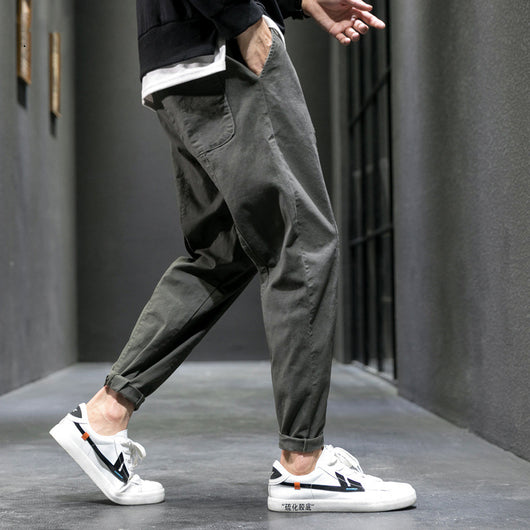 Pantalones Casuales Holgados de Corte Recto para Hombre - Image 11