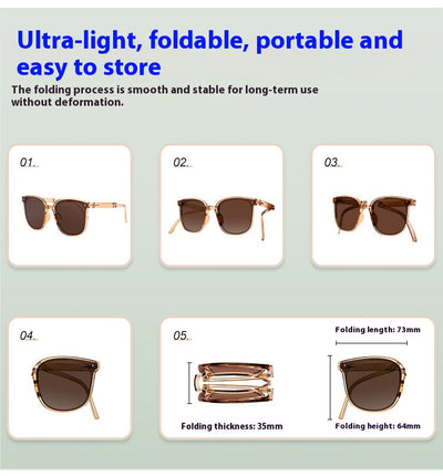 Cream and grey round zippered glasses case with a cream strap, shown from front and back views. - Image 27