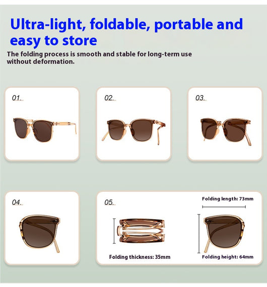 Cream and grey round zippered glasses case with a cream strap, shown from front and back views. - Image 27