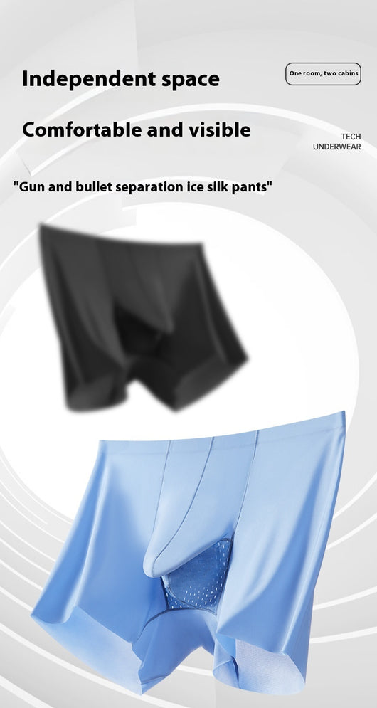Bóxers Deportivos con Malla Separadora Ice Silk Secado Rápido - Image 21