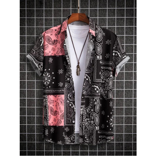 Camisa Hawaiana Casual con Estampado Creativo para Hombre - Image 12