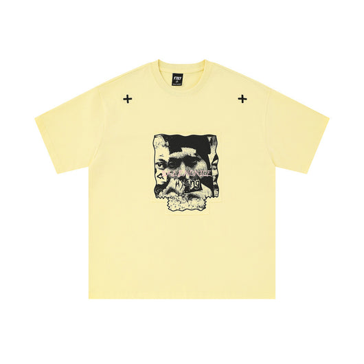 Camiseta de Algodón Bordada Manga Corta para Hombre - Image 24