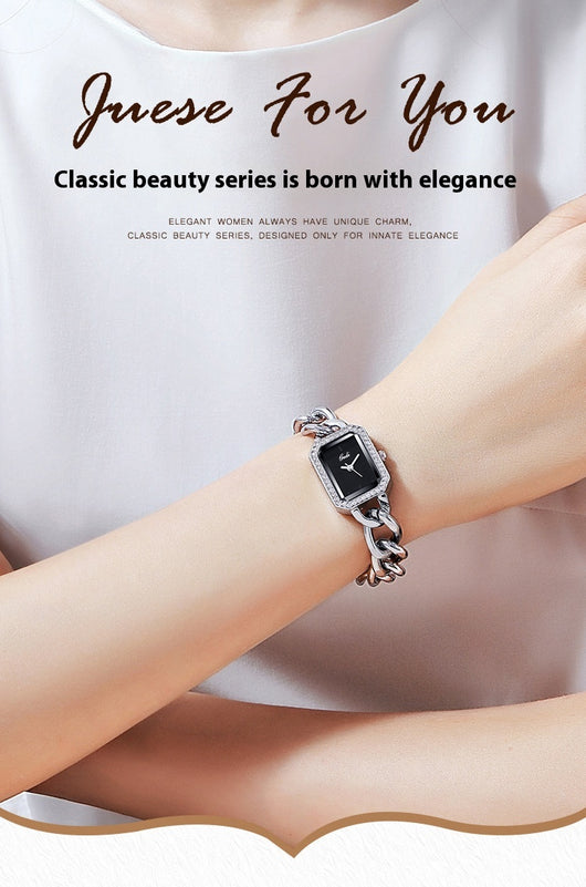 Reloj Cuadrado Mujer Lujo Minimalista - Diseño Elegante y Sencillo - Image 18