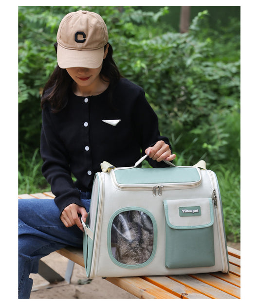 Bolsa de Gato Gran Capacidad - Mochila Cruzada Portátil y Ligera - Image 15