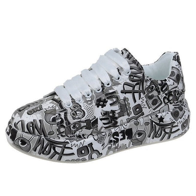 Tenis Deportivos para Mujer con Diseño Graffiti - Estilo Casual Moderno - Image 9