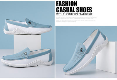 Zapatos de Cuero Casual para Hombre - Comodidad de Verano - Image 18