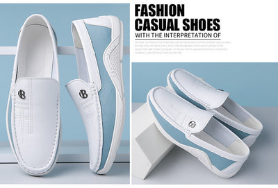 Zapatos de Cuero Casual para Hombre - Comodidad de Verano - Image 19