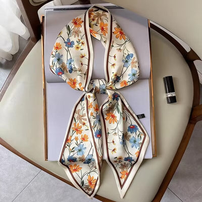 Pañuelo Decorativo Largo Estilo Coreano Lujo Ligero para Cabello Verano - Image 22