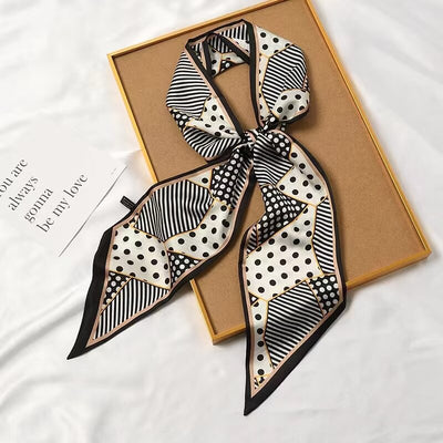 Pañuelo Decorativo Largo Estilo Coreano Lujo Ligero para Cabello Verano - Image 23
