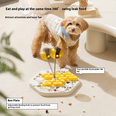 Comedero Interactivo Lento para Perros con Almacenamiento y Juguetes de Entrenamiento - Image 9