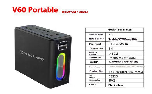 Sistema de Karaoke Bluetooth Portátil con Micrófono y Tarjeta de Sonido - Image 17