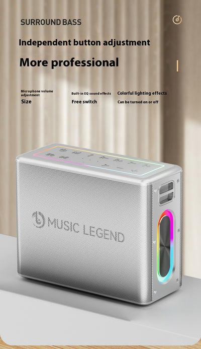 Sistema de Karaoke Bluetooth Portátil con Micrófono y Tarjeta de Sonido - Image 27
