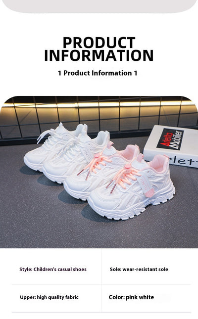 Zapatillas Deportivas Blancas Transpirables para Niños y Niñas - Image 14