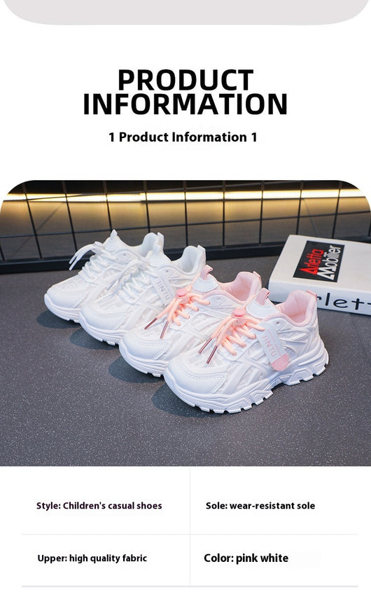 Zapatillas Deportivas Blancas Transpirables para Niños y Niñas - Image 14