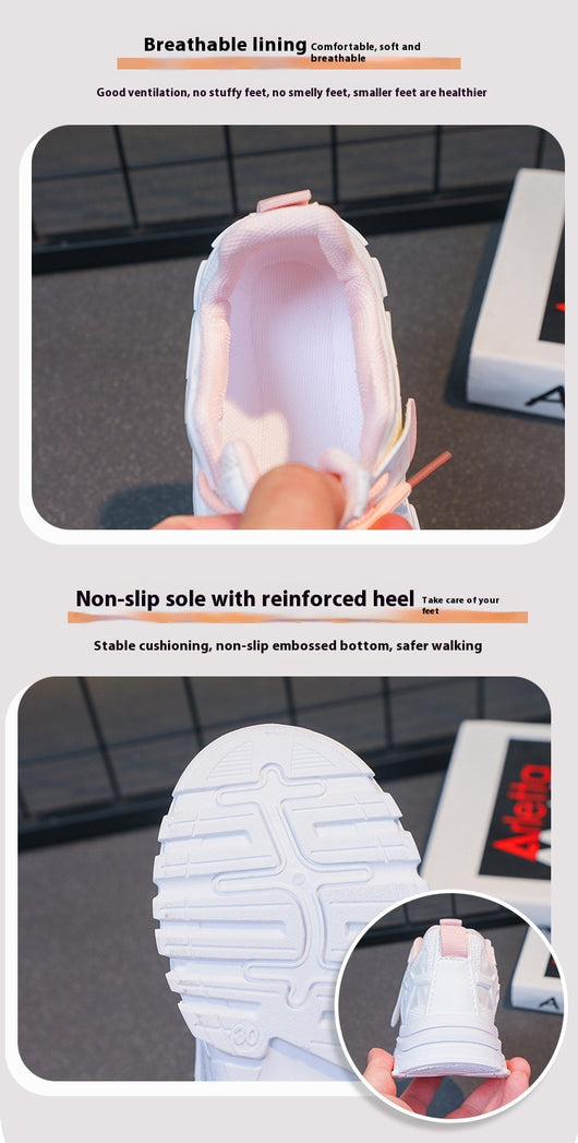 Zapatillas Deportivas Blancas Transpirables para Niños y Niñas - Image 16