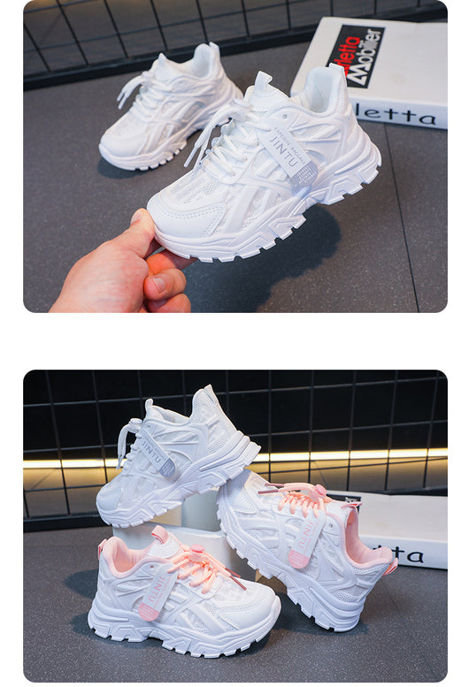 Zapatillas Deportivas Blancas Transpirables para Niños y Niñas - Image 18