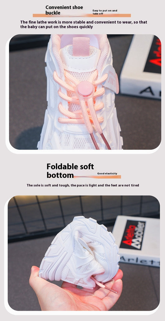 Zapatillas Deportivas Blancas Transpirables para Niños y Niñas - Image 21