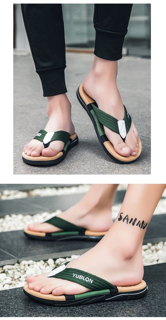 Chanclas de Playa para Hombre con Suela Antideslizante y Desodorante - Image 12