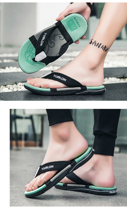 Chanclas de Playa para Hombre con Suela Antideslizante y Desodorante - Image 13