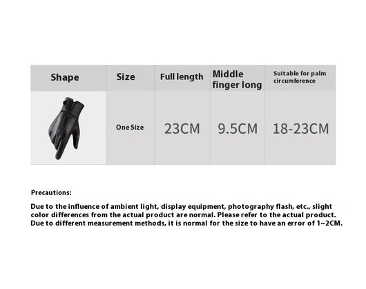 Guantes de Cuero Genuino Unisex con Forro Polar para Otoño e Invierno - Image 13