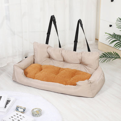 Asiento de Auto para Perros con Cojín Confortable y Transportín Seguro - Image 22